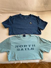 Due T-Shirt North Sails e Abercrombie