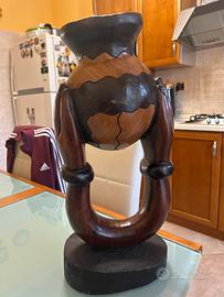 Etnica il legno sinonimo di abbondanza Africano