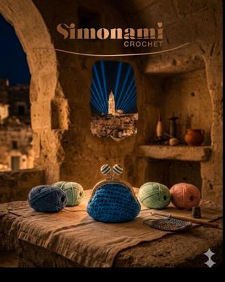 Portamonete Uncinetto Notte A Matera 