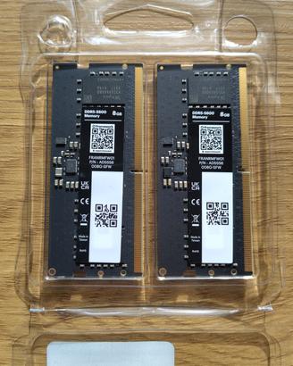 16GB DDR5-5600 Memoria Laptop SO-DIMM