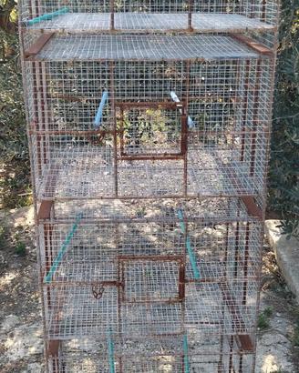 Gabbia per uccelli 4 livelli