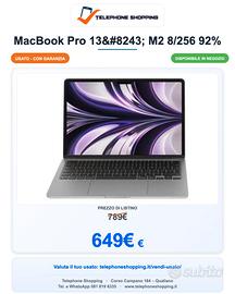 Apple MacBook Pro 13″ M2 8/256 92%