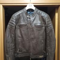 Giacca moto in pelle custom