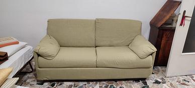 Divano letto in tessuto