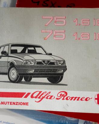 libretto uso e manutenzione Alfa Romeo 75