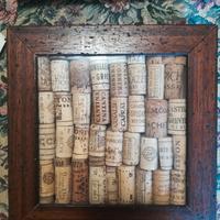 Quadro cornice arte povera