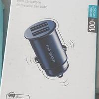 Mini Caricatore per auto in metallo Rock Space