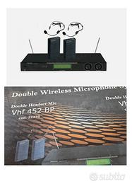Radiomicrofono ad archetto doppio PRO-SHOW VHF 452