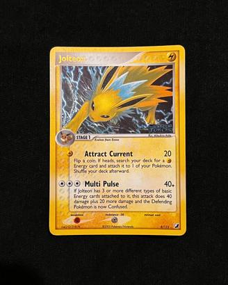 Jolteon 8/115 Ex Unseen Forces Stamped Holo ENG