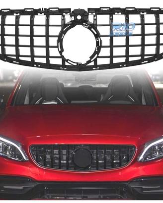 GRIGLIA MERCEDES W205 15-17 AMG GT NERO LUCIDO CON