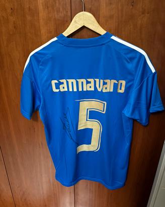 Magliette di Cannavaro con Firma originale