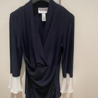 Maglia elasticizzata blu