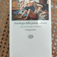 Antologia Poesia Italiana Cinquecento Segre Einaud
