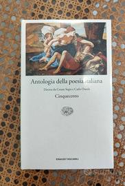 Antologia Poesia Italiana Cinquecento Segre Einaud