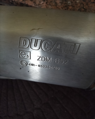 Terminale scarico originale Ducati 1098
