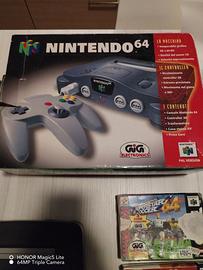 Nintendo 64 pal boxato più 4 giochi