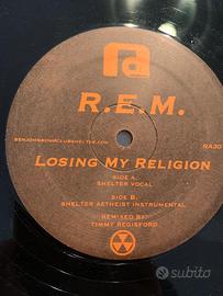 Vinile LP 33 giri dei R.E.M. Loosing my religion