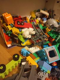 scatola piena lego duplo originali 