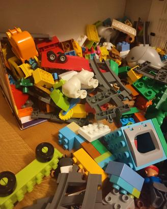 scatola piena lego duplo originali 