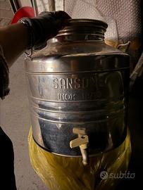 Fusto in acciao inox per olio