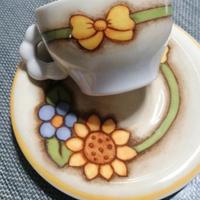 6 Tazze da the in porcellana Thun country nuove