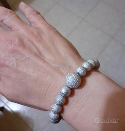 Bracciale alluminio sberluccicoso