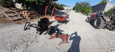 Motozappa 14 cv con tutte le attrezzature