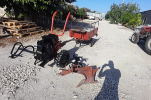 Motozappa 14 cv con tutte le attrezzature