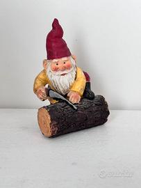 Gnomo  flower 10cm nuovo