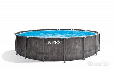 Piscina Intex Greywood 457x122 con filtro a sabbia