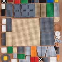 Lego Lotto Pezzi Base Piatti Varie Misure Colori 