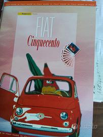 folder fiato 500 unico e raro con lamina argento