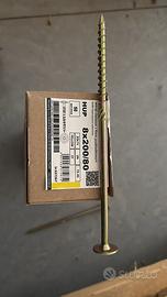 Viti mordenti per costruzioni in legno 8x200 mm