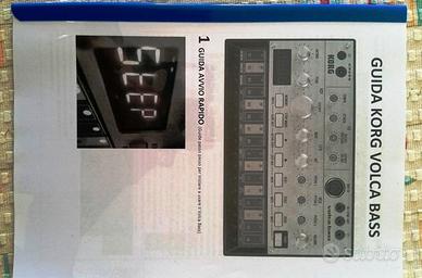 Manuale italiano Korg Volca Bass per esperti