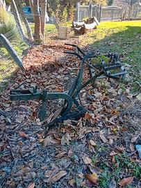 Aratro ed erpico d'epoca