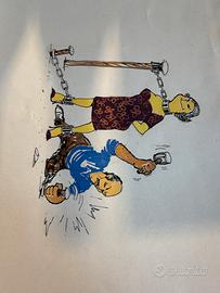 Jacques Faizant: vignetta originale di satira