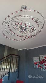 lampadario a forma di sistema solare