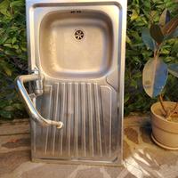 Lavandino in acciaio inox