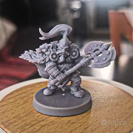 Dungeon's and dragons Heroquest nano barbaro 