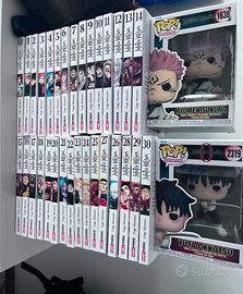 jujutsu kaisen manga completo + Funko pop 