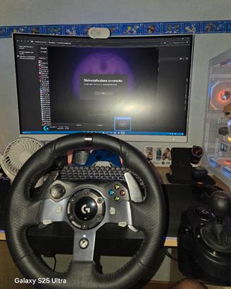 Logitech g920 + volante + cambio + stand