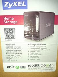 Nas Zyxel NA326 Home storage