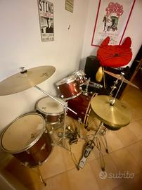 Batteria acustica completa VENDUTA