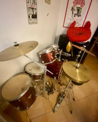 Batteria acustica completa VENDUTA