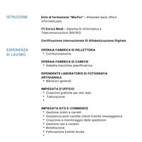 Ufficio impiegata 