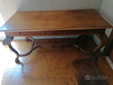 tavolo studio noce primi 900