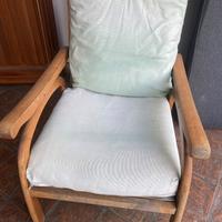 coppia di poltrone da esterno