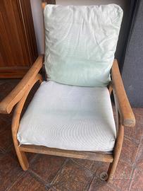 coppia di poltrone da esterno