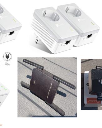 N°5 Powerline + 2 ripetitori wifi