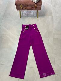 Pantalone vita alta taglia M